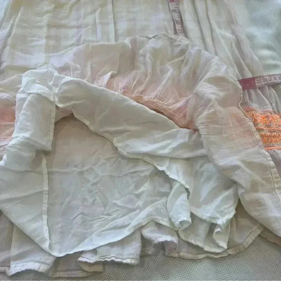 Free People Run With Me Ivory Mini Dress Size S - Picture 7 of 10